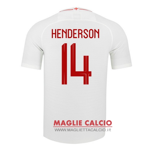 nuova maglietta inghilterra 2018 henderson 14 prima